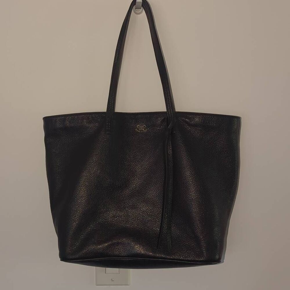 JohnnyWas Black Pebbles Leather Tote - Picture 2 of 10